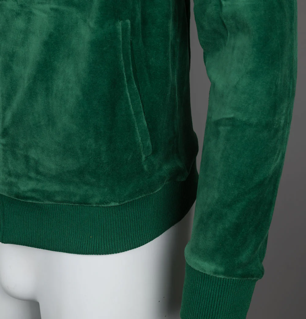 Sergio Tacchini Court Velour Track Top Eden/Rhubarb - Image 4