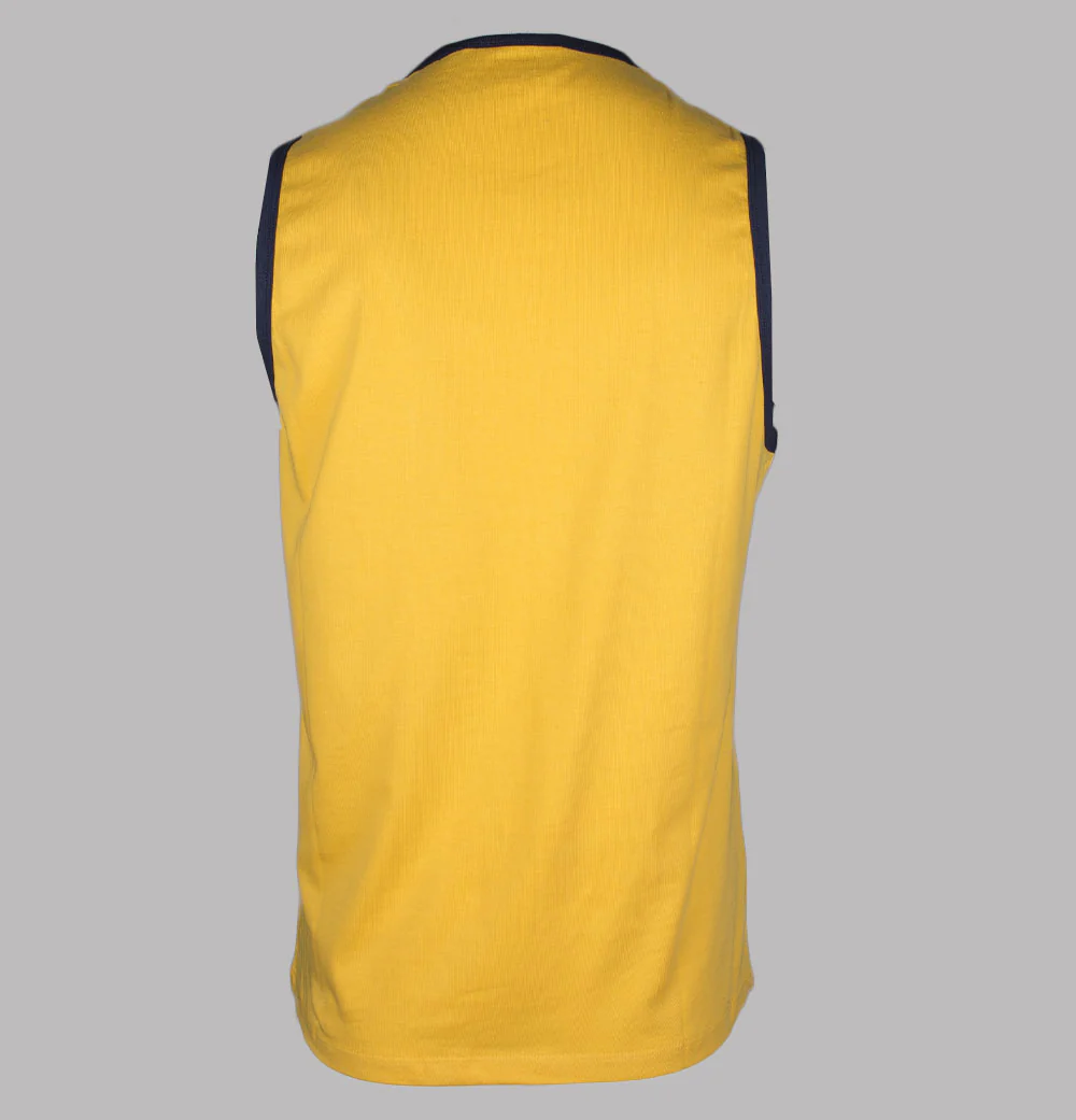 Sergio Tacchini Dallas Tank Top Daffodil/Maritime Blue/Adrenaline Rush - Image 2