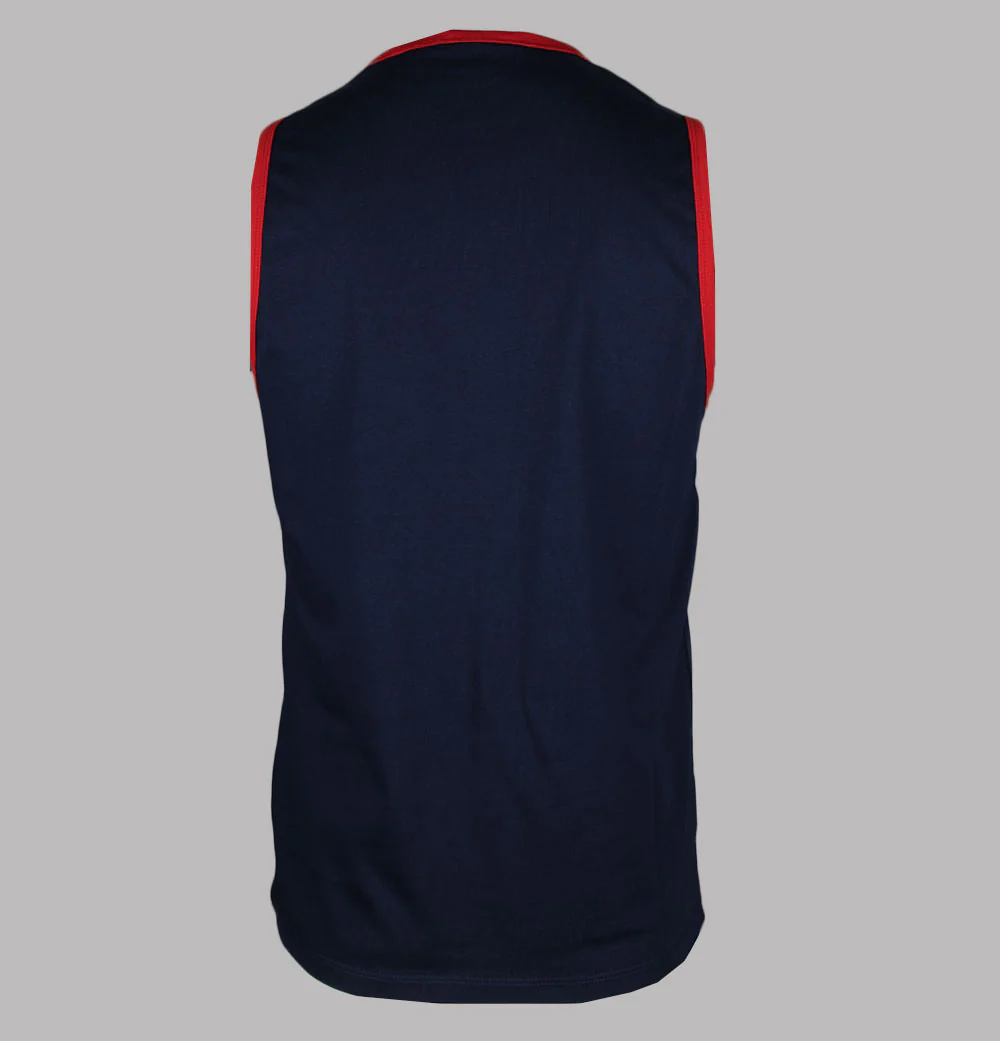Sergio Tacchini Dallas Tank Top Maritime Blue/Adrenaline Rush/Nautical Blue - Image 2
