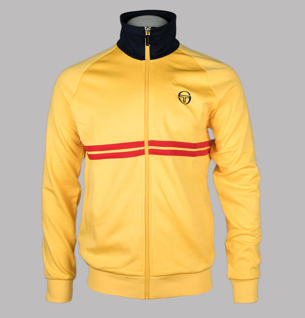 Sergio Tacchini Dallas Tracksuit Top Daffodil/Maritime Blue/Adrenaline Rush