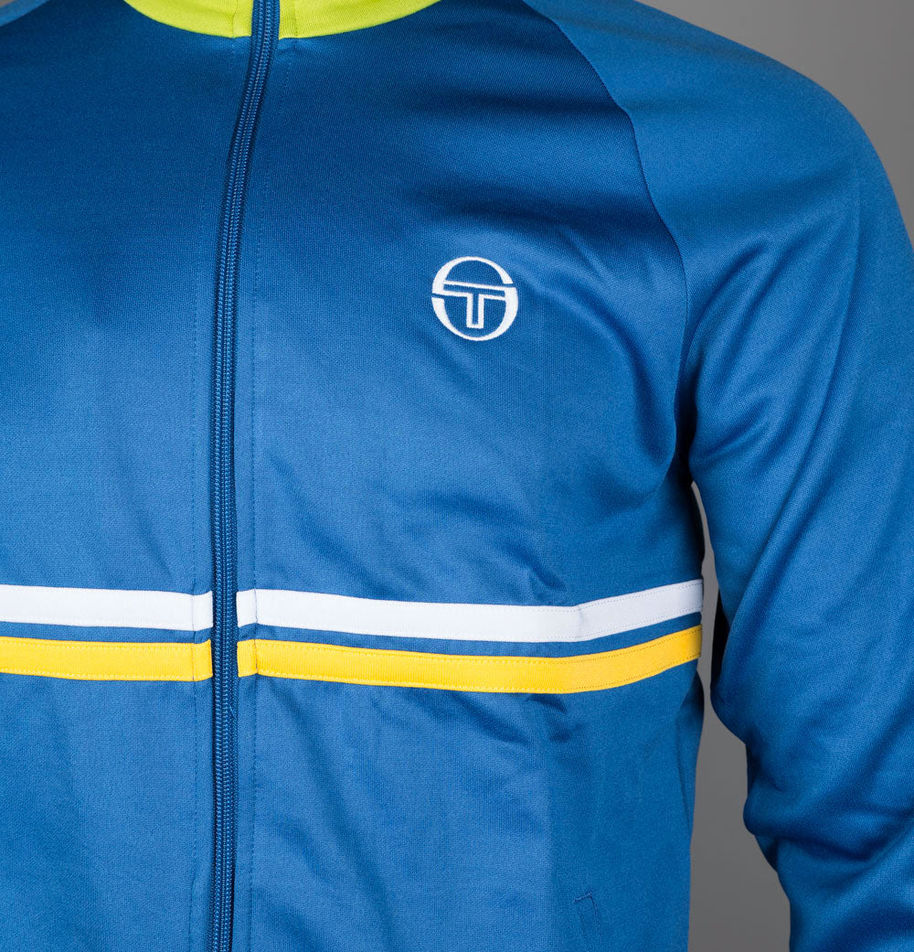 Sergio Tacchini Dallas Tracksuit Top Nautical Blue/Dark Citron/Daffodil - Image 3