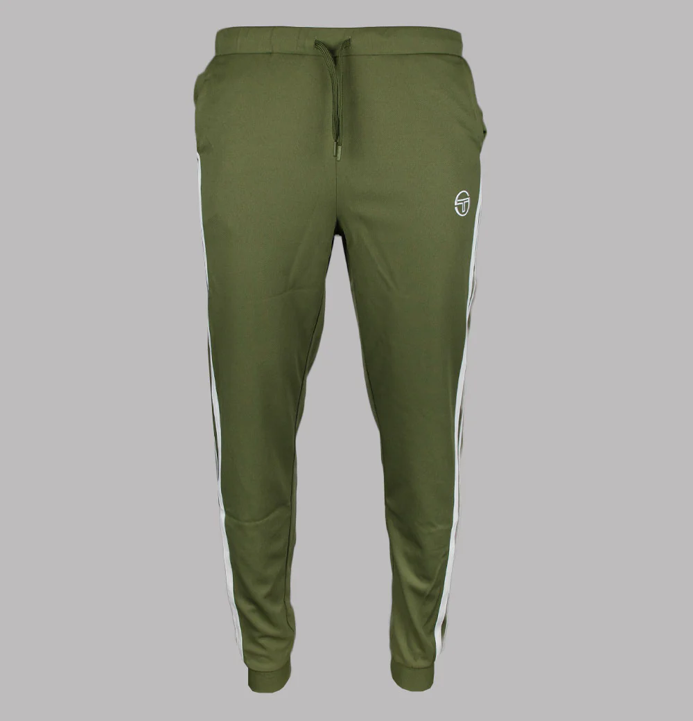 Sergio Tacchini Damarindo Track Pants Sphagnum/Gardenia - Image 2