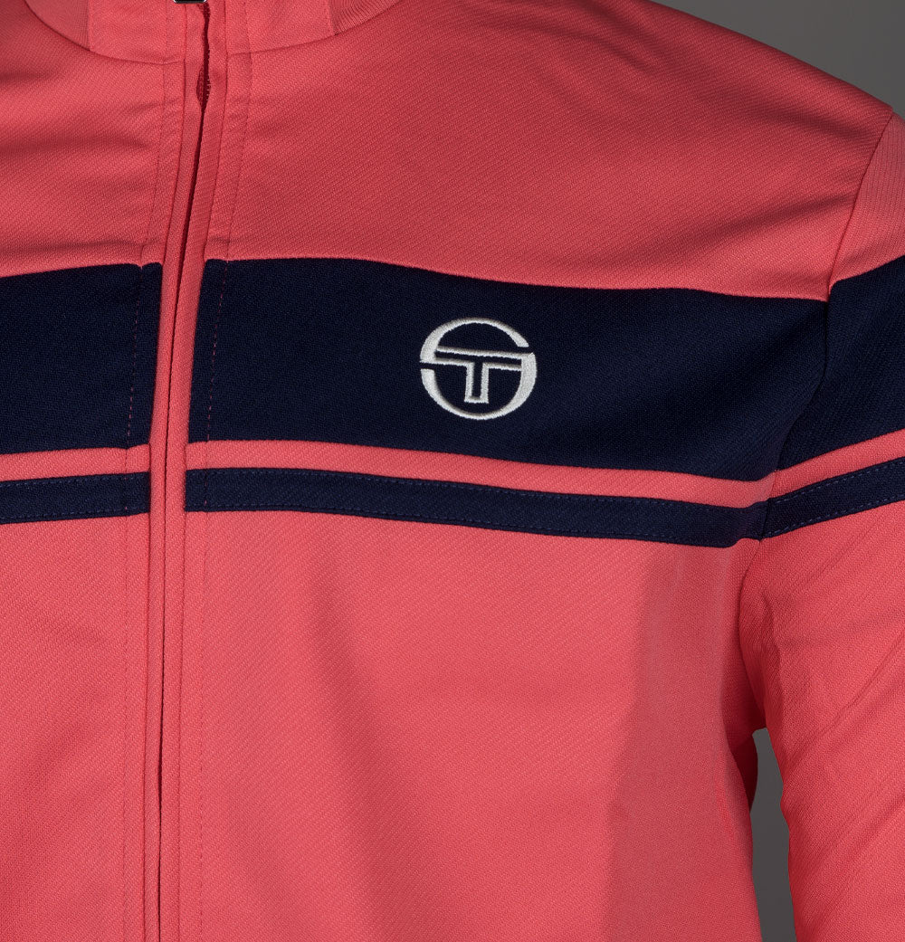 Sergio Tacchini Damarindo Tracksuit Top Dubarry/Maritime Blue - Image 4