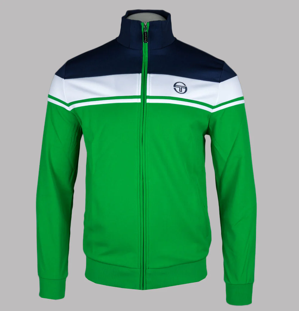 Sergio Tacchini Damarindo Tracksuit Top Maritime Blue/White/Fern Green