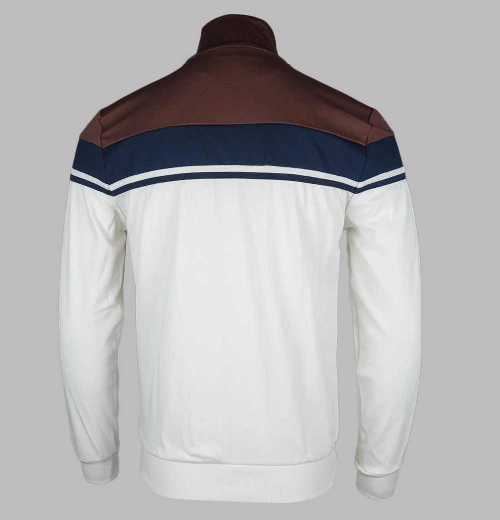 Sergio Tacchini Damarindo Tracksuit Top Gardenia/Deep Mahogany - Image 2