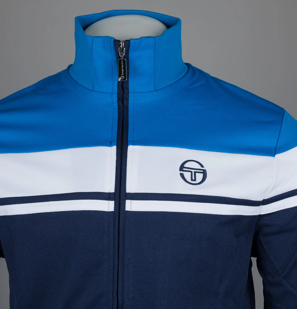 Sergio Tacchini Damarindo Tracksuit Top Directoire Blue/White/Maritime Blue - Image 3