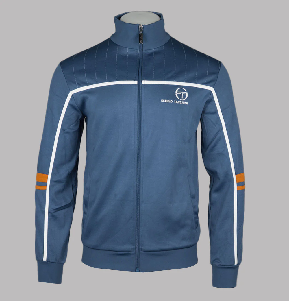 Sergio Tacchini Frankie Track Top Vintage Indigo/Pumpkin Spice