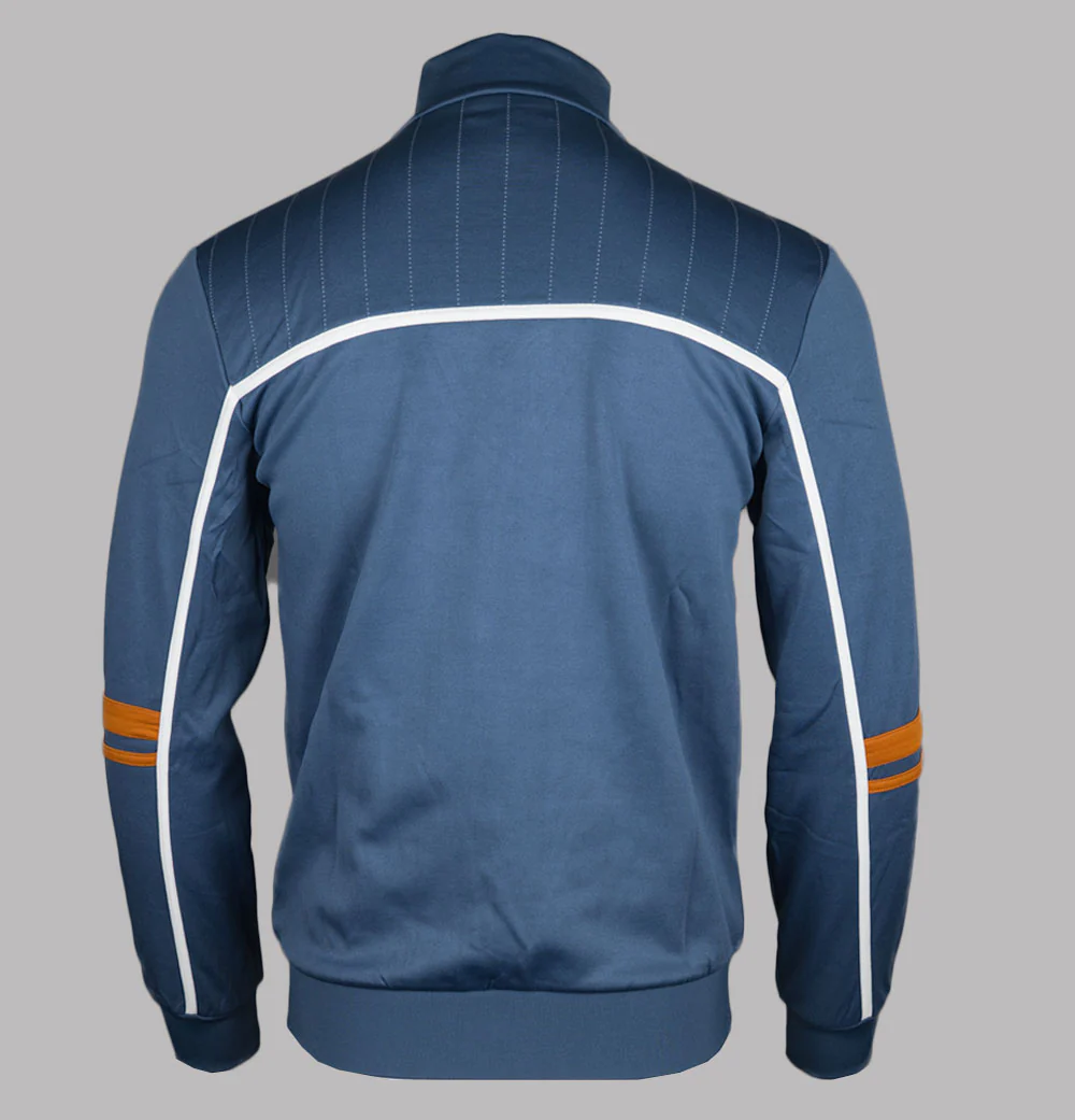 Sergio Tacchini Frankie Track Top Vintage Indigo/Pumpkin Spice - Image 2