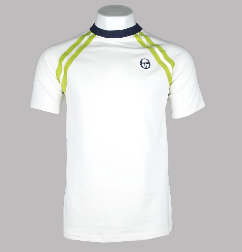 Sergio Tacchini Ghibli T-Shirt Gardenia/Dark Citron/Maritime Blue