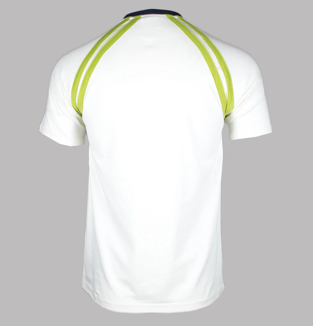 Sergio Tacchini Ghibli T-Shirt Gardenia/Dark Citron/Maritime Blue - Image 2