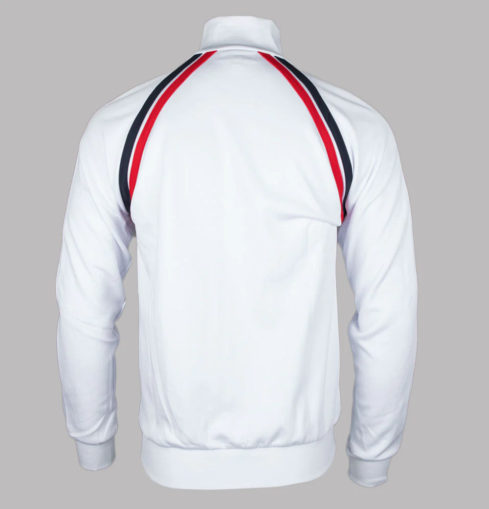 Sergio Tacchini Ghibli Tracksuit Top White/Maritime Blue/Adrenaline Rush - Image 2