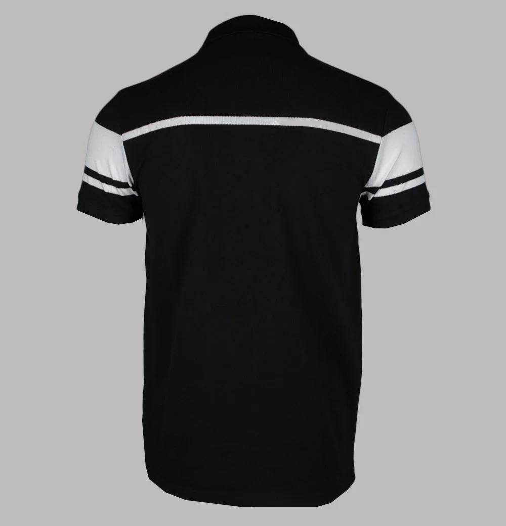 Sergio Tacchini Heath Polo Shirt Black/White - Image 2