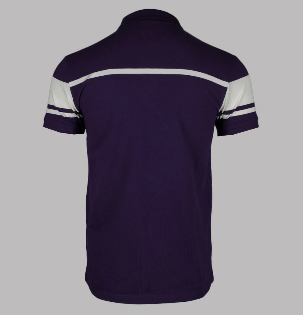 Sergio Tacchini Heath Polo Shirt Blackberry Cordial/Gardenia - Image 2