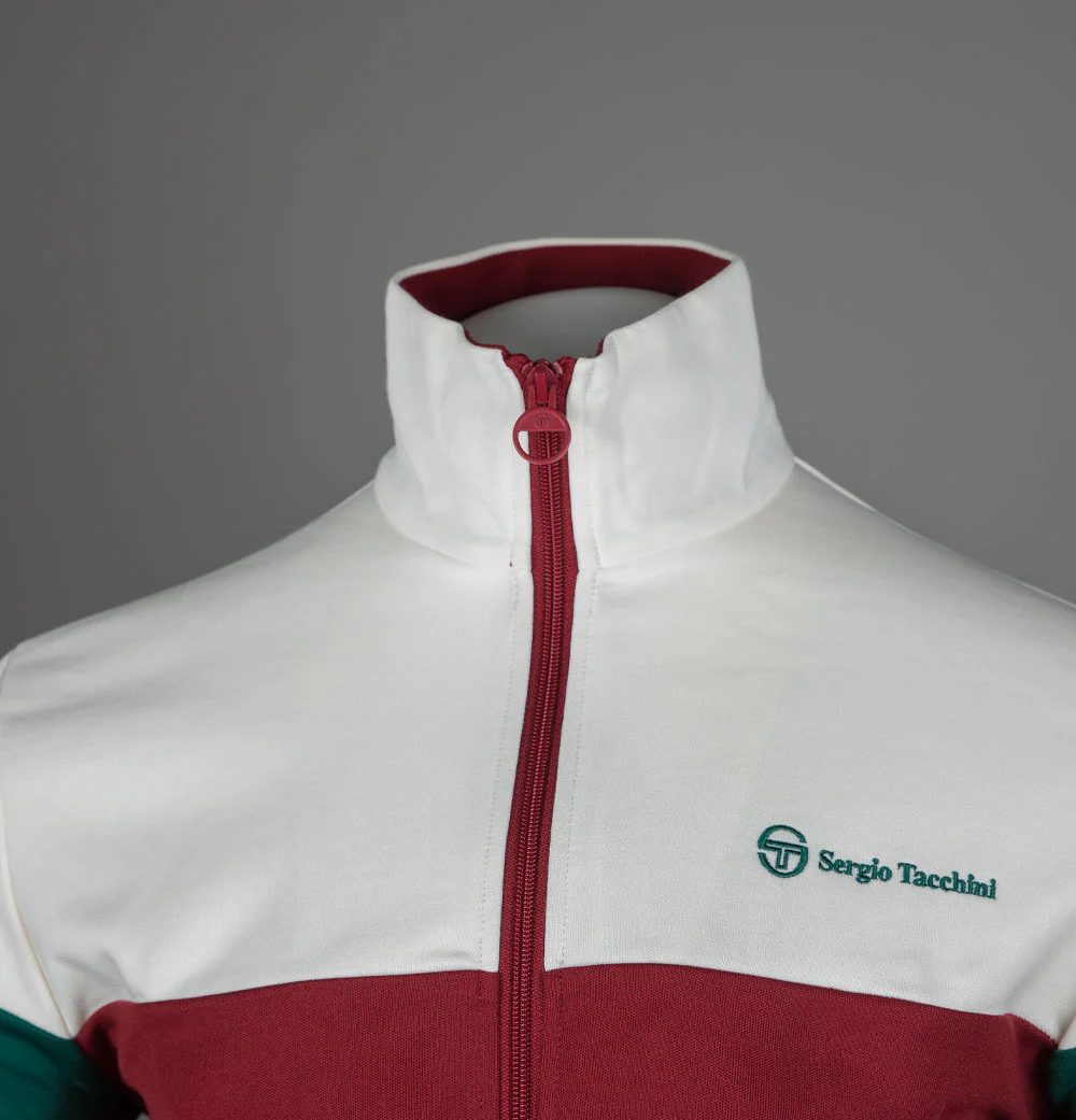 Sergio Tacchini Jonnie Track Top Sun Dried Tomato/Rainforest - Image 3