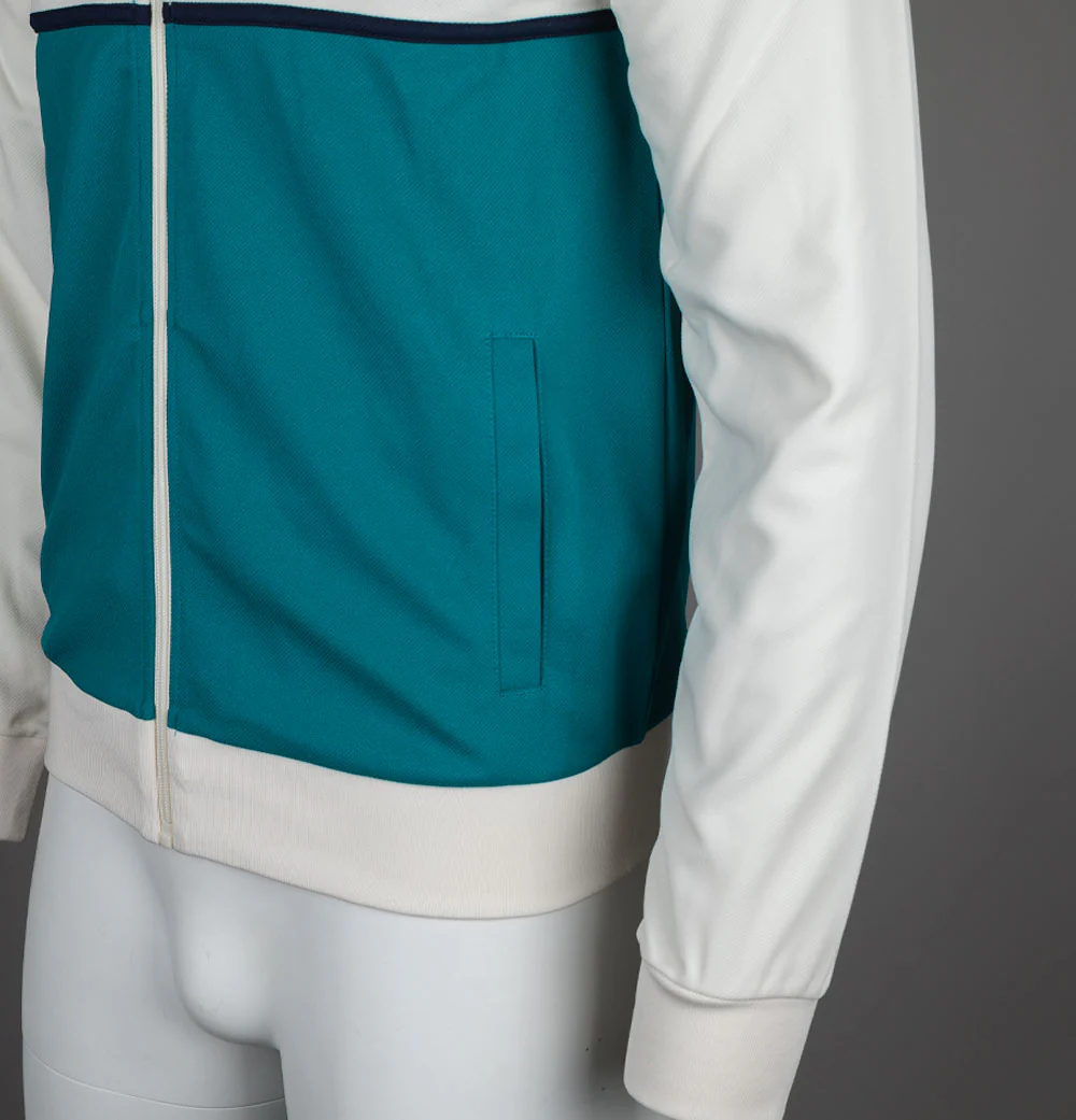 Sergio Tacchini Locchi Tracksuit Top Gardenia/Harbour Blue/Maritime Blue - Image 4