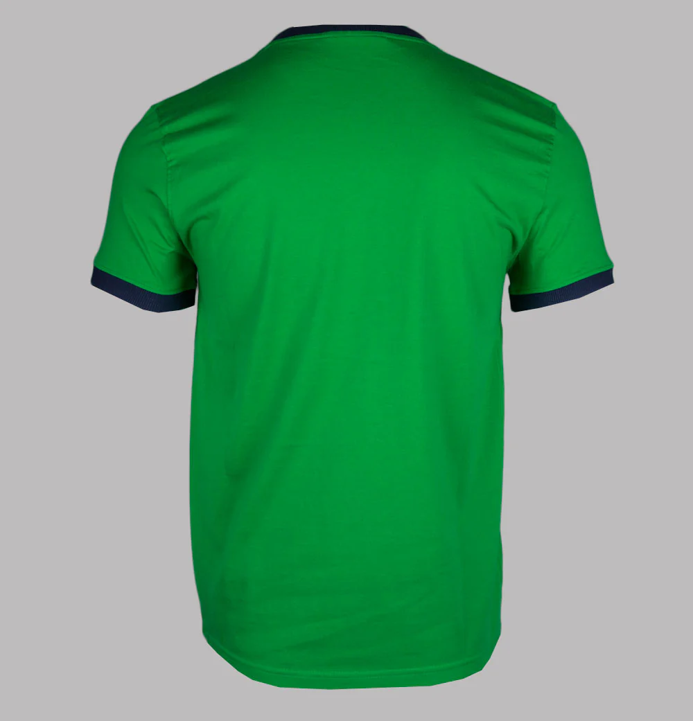 Sergio Tacchini Master T-Shirt Fern Green/White/Maritime Blue - Image 2