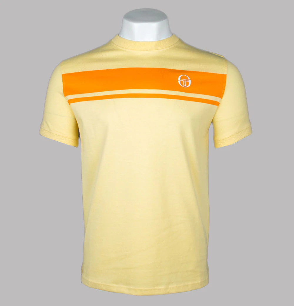 Sergio Tacchini Master T-Shirt Pale Banana/Autumn Glory