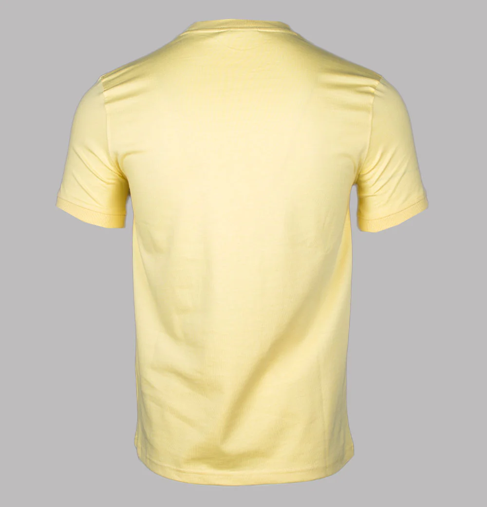 Sergio Tacchini Master T-Shirt Pale Banana/Autumn Glory - Image 2