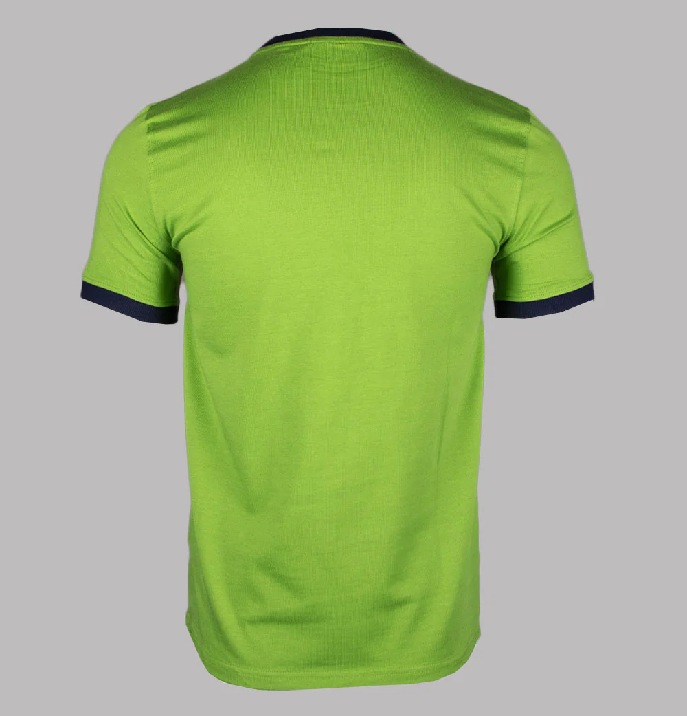 Sergio Tacchini Master T-Shirt Piquant Green/Maritime Blue/Gardenia - Image 2