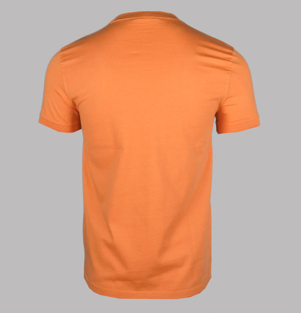 Sergio Tacchini Master T-Shirt Tangerine/Gardenia - Image 2