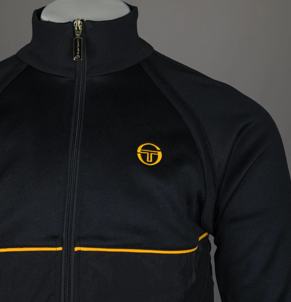 Sergio Tacchini New Catania Track Top Black - Image 3