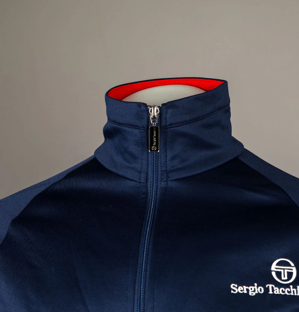 Sergio Tacchini New Dallas Track Top Maritime Blue/White - Image 3