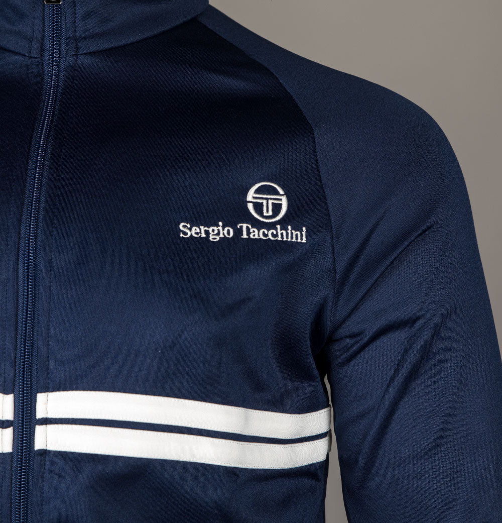 Sergio Tacchini New Dallas Track Top Maritime Blue/White - Image 4