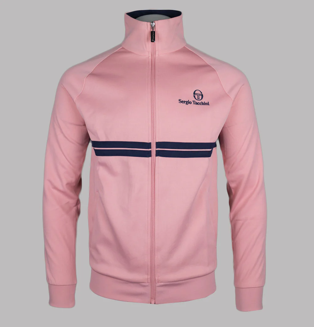Sergio Tacchini New Dallas Track Top Quartz Pink/Maritime Blue