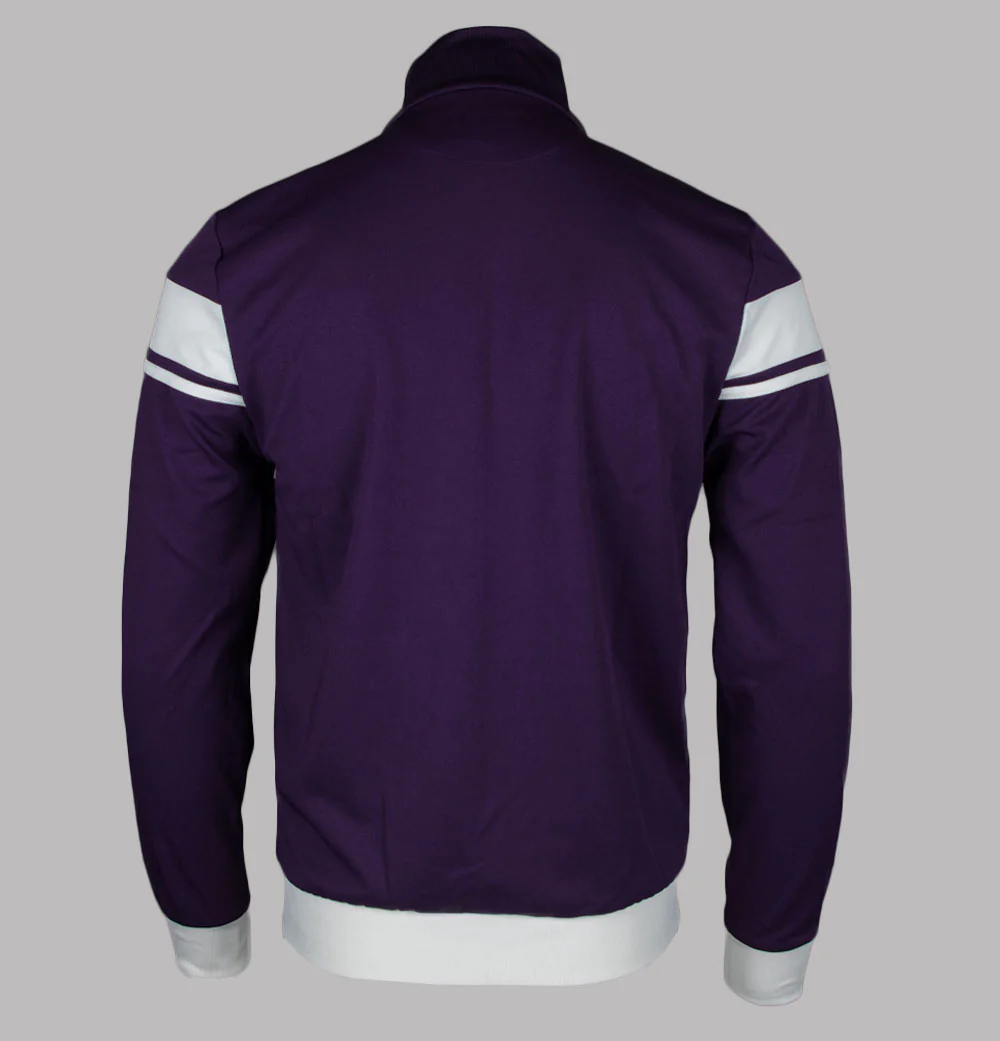 Sergio Tacchini New Damarindo Track Top Blackberry Cordial/Gardenia - Image 2