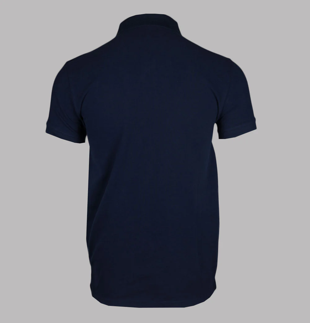 Sergio Tacchini New Supermac Polo Shirt Maritime Blue/Adrenaline Rush - Image 2