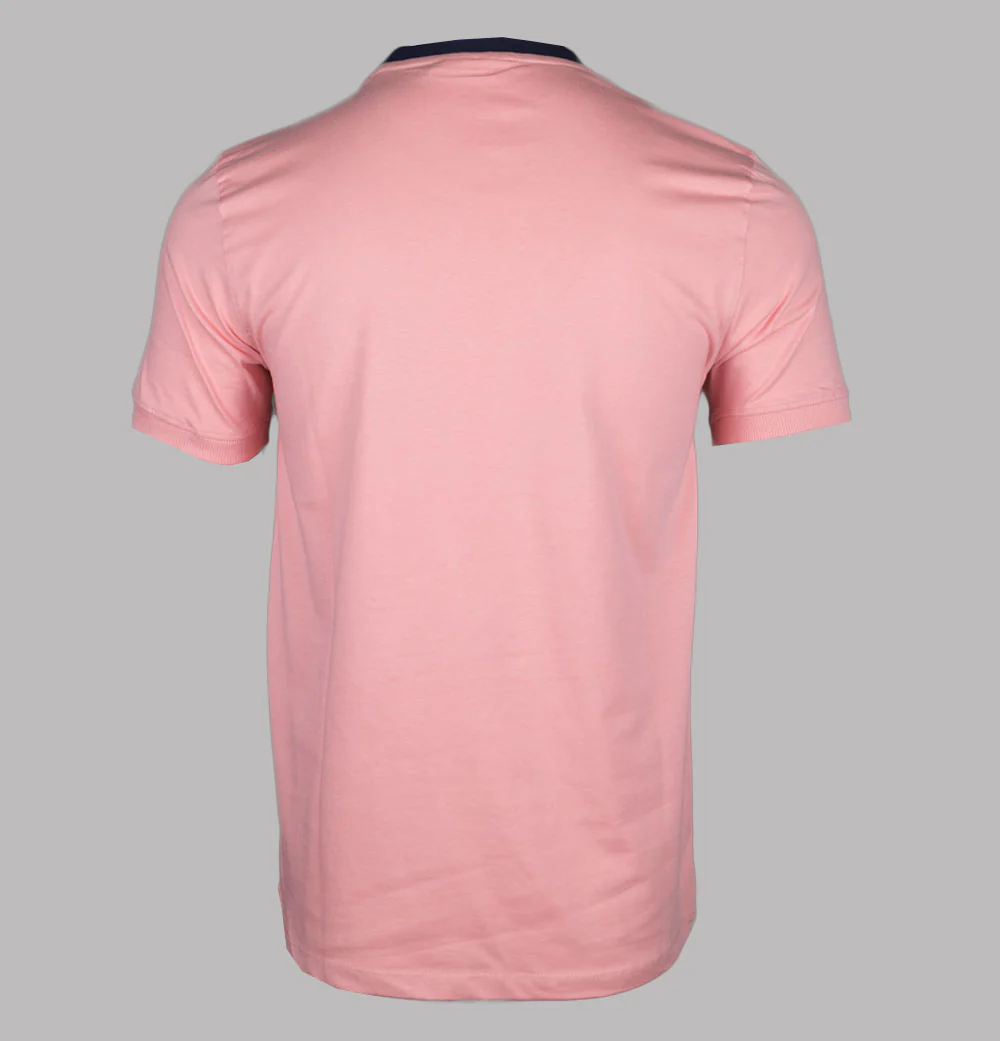 Sergio Tacchini New Supermac T-Shirt Quartz Pink/Maritime Blue - Image 2