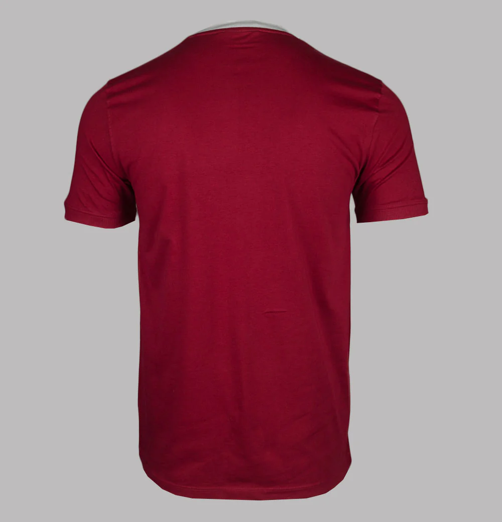 Sergio Tacchini New Supermac T-Shirt Rhubarb/Gardenia/Aruba Blue - Image 2