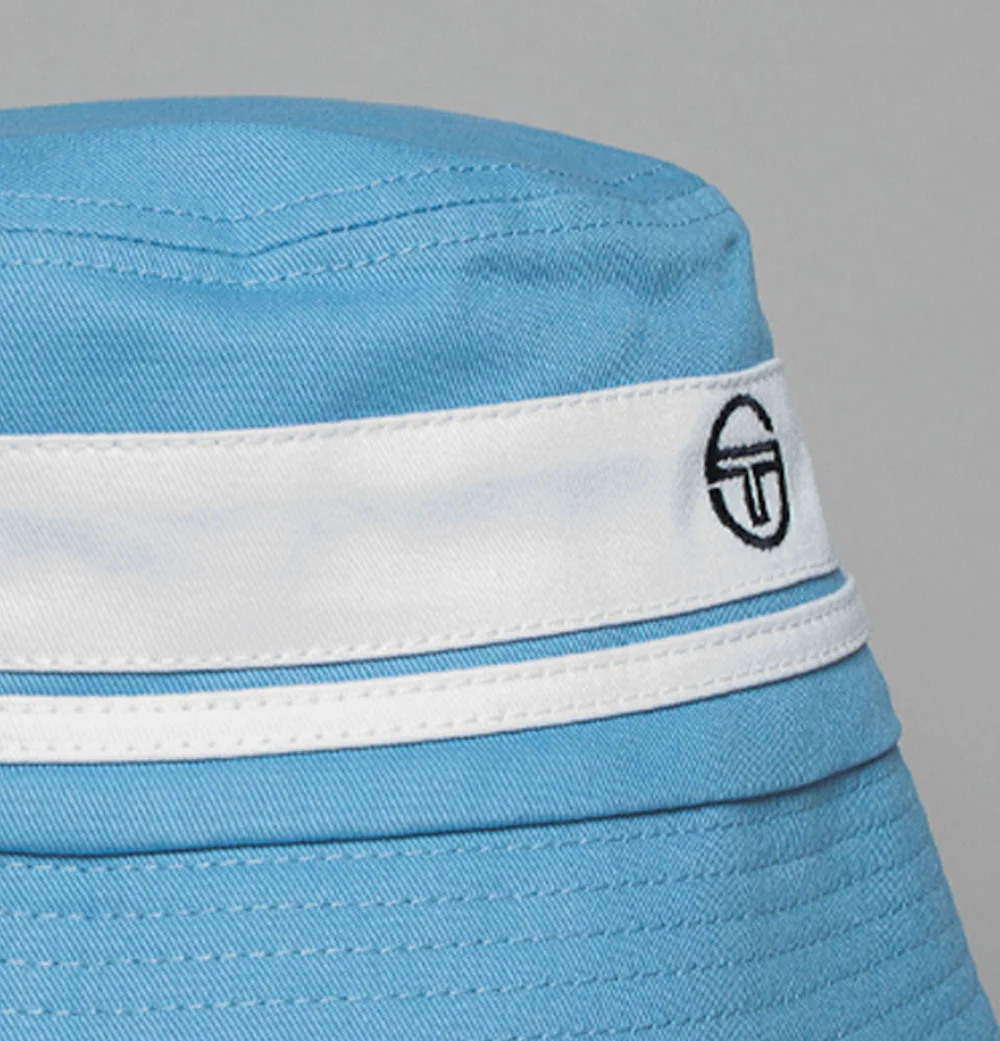 Sergio Tacchini Newsford Bucket Hat Azure Blue/Gardenia - Image 2