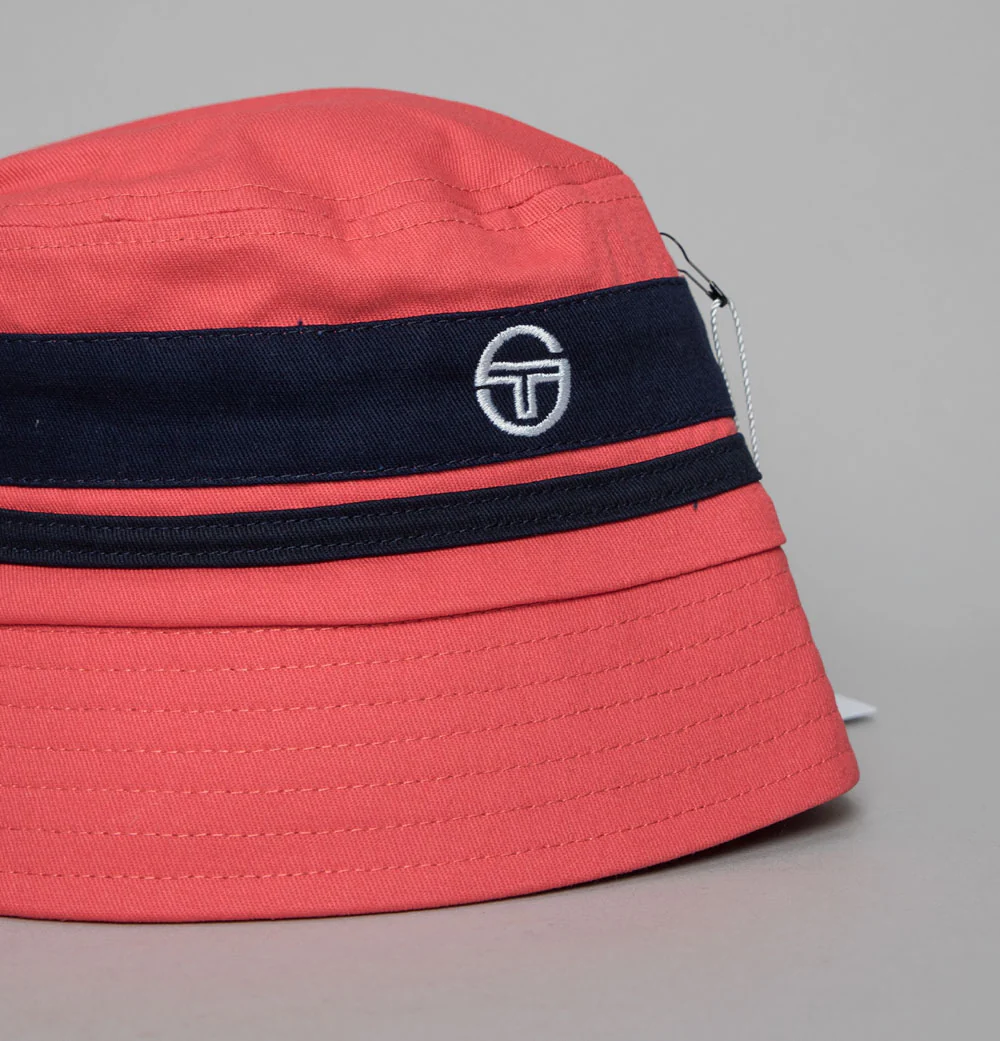 Sergio Tacchini Newsford Bucket Hat Dubarry/Maritime Blue - Image 2