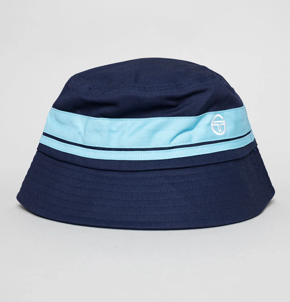 Sergio Tacchini Newsford Bucket Hat Maritime Blue/Baltic Sea