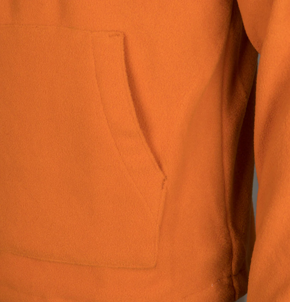 Sergio Tacchini Orion 1/4 Zip Polar Fleece Sweatshirt Orange - Image 5