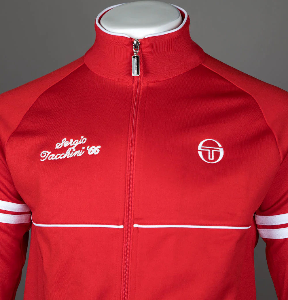 Sergio Tacchini Orion Davis Tack Top Adrenaline Rush/White - Image 4