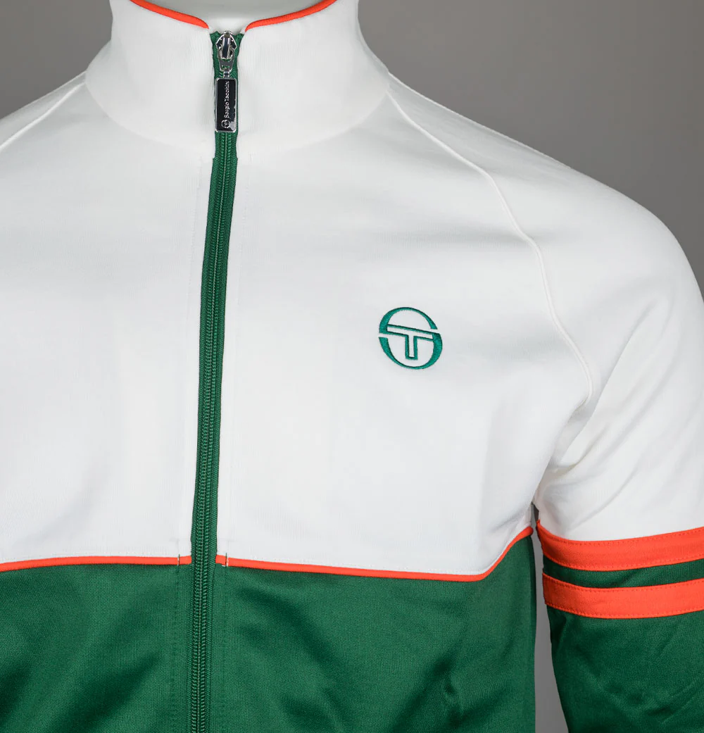 Sergio Tacchini Orion Track Top Gardenia/Eden/Tangerine Tango - Image 3
