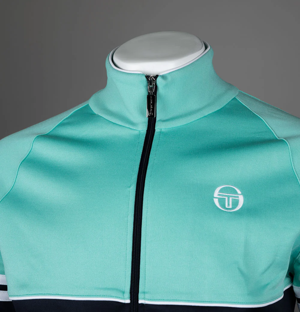 Sergio Tacchini Orion Track Top Pool Blue/Maritime Blue/White - Image 3