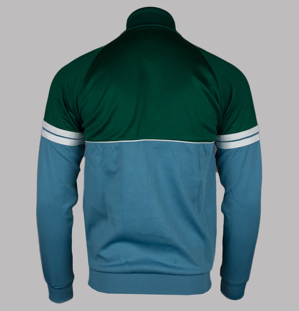 Sergio Tacchini Orion Track Top Rainforest/Coronet Blue/Gardenia - Image 2
