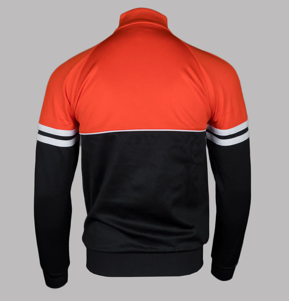 Sergio Tacchini Orion Track Top Tangerine Tango/Black - Image 2