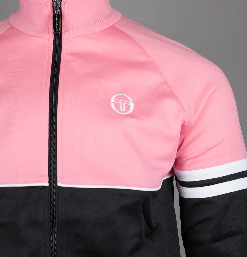 Sergio Tacchini Orion Tracksuit Top Geranium Pink/Black/White - Image 3