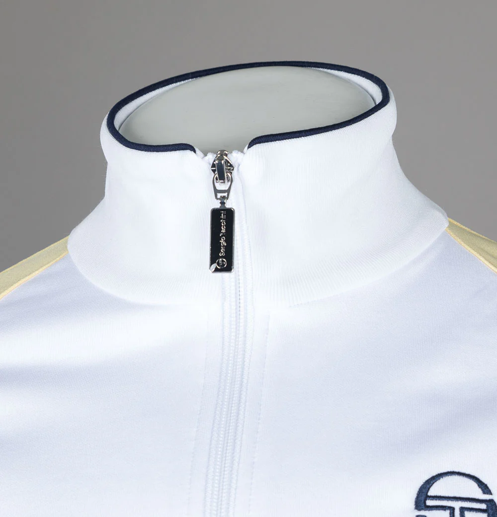 Sergio Tacchini Orion Tracksuit Top White/Golden Haze - Image 3