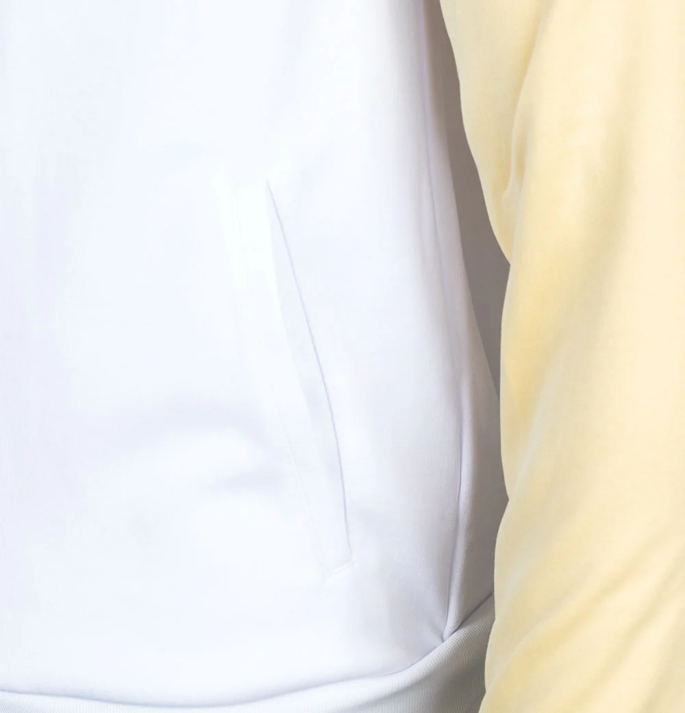 Sergio Tacchini Orion Tracksuit Top White/Golden Haze - Image 5