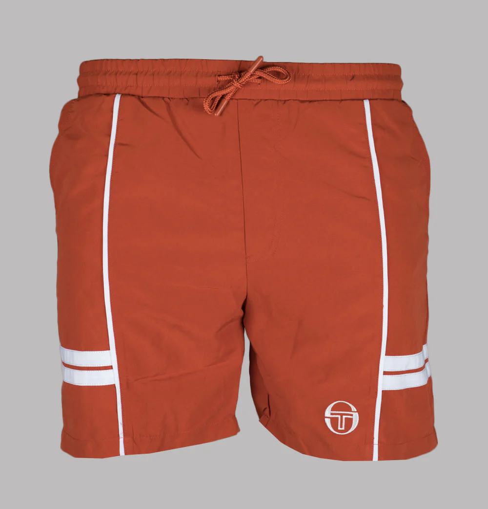 Sergio Tacchini Romolo Swim Shorts Rooibos Tea/Gardenia