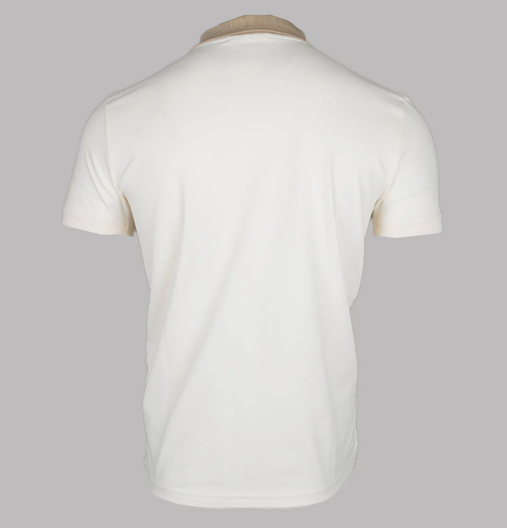 Sergio Tacchini Supermac Polo Shirt Gardenia/Humus - Image 2