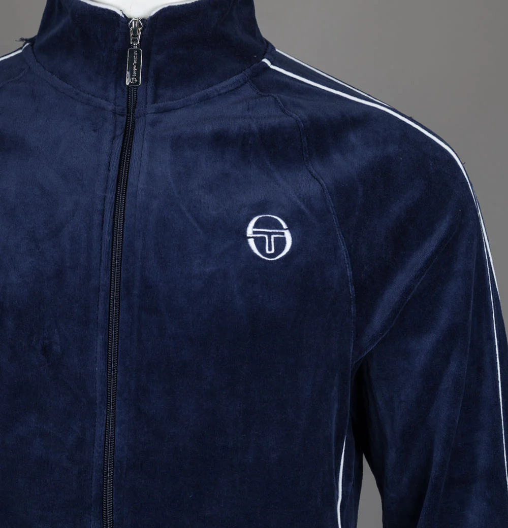 Sergio Tacchini Tasso Tracksuit Top Maritime Blue/White - Image 3