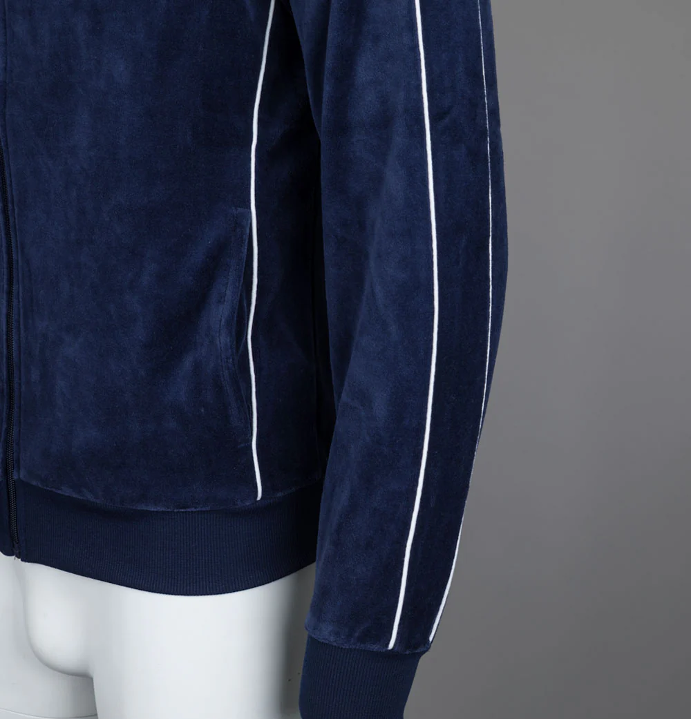 Sergio Tacchini Tasso Tracksuit Top Maritime Blue/White - Image 4