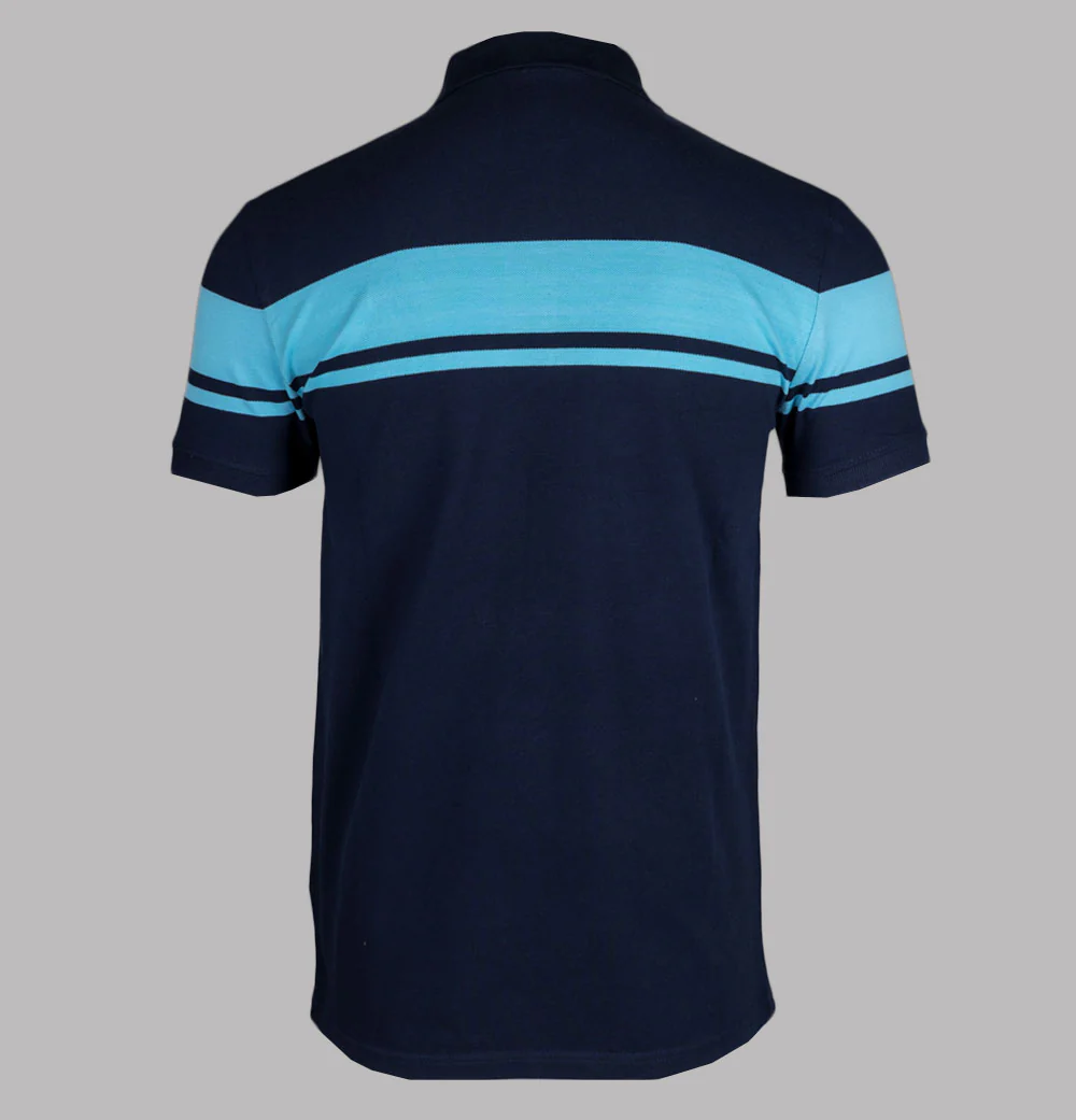 Sergio Tacchini Young Line Polo Shirt Maritime Blue/Baltic Sea - Image 2