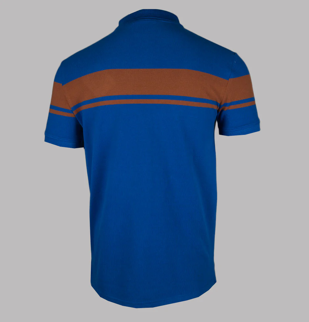 Sergio Tacchini Young Line Polo Shirt Nautical Blue/Mocha - Image 2